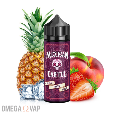 ANANAS FRAISE PECHE 100ML - MEXICAN CARTEL